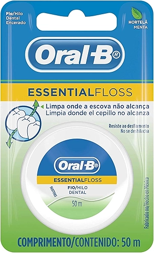 Fio Dental Oral-B Essential Floss Hortelã 50M, Oral-B