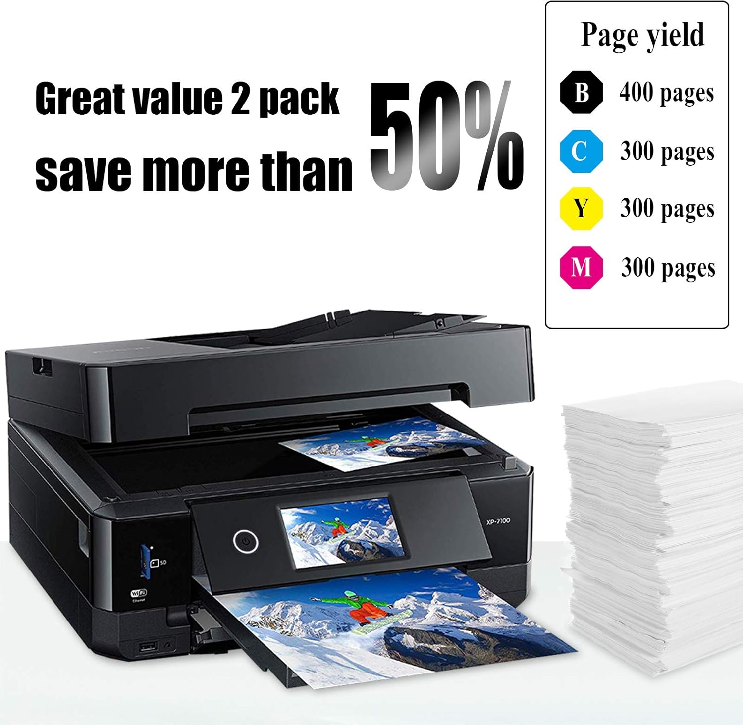 Uр Tо 40% оƒƒ NoahArk 2 Packs PG-245XL CL-246XLRemanufactured Ink Cartridge Replacement for Canon PG-243 CL-244 XL to use with Pixma MX492 MX490 MG2420 MG2520 MG2522 MG2920 MG2922 MG3022 (1 Black + 1 Tri-Color)