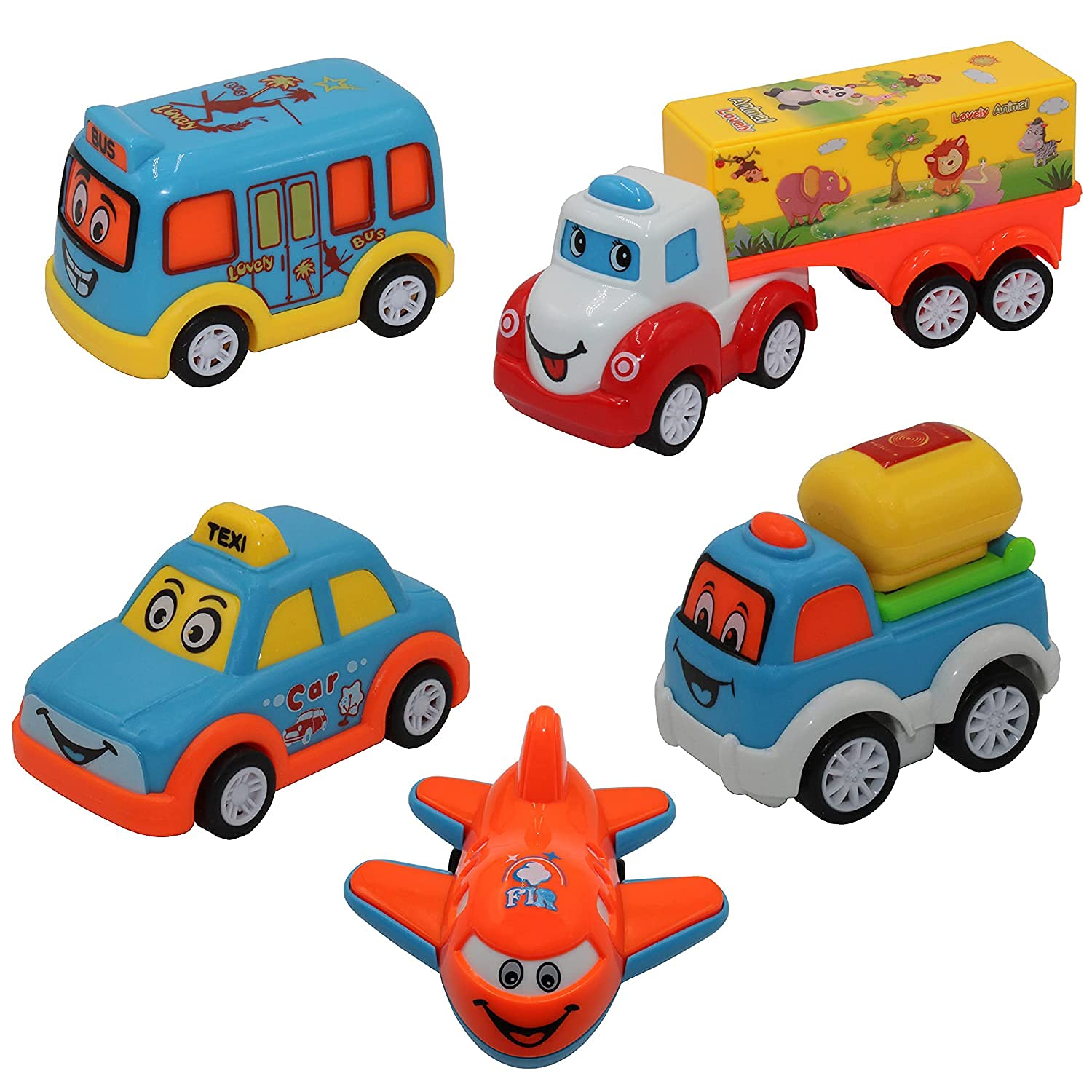 kidivo Transportation Push and Go Vehicles, Friction Powered Automobile Toy for Kids (Pack of 5) (B09WDSB6YY) Amazon Price History, Amazon Price Tracker