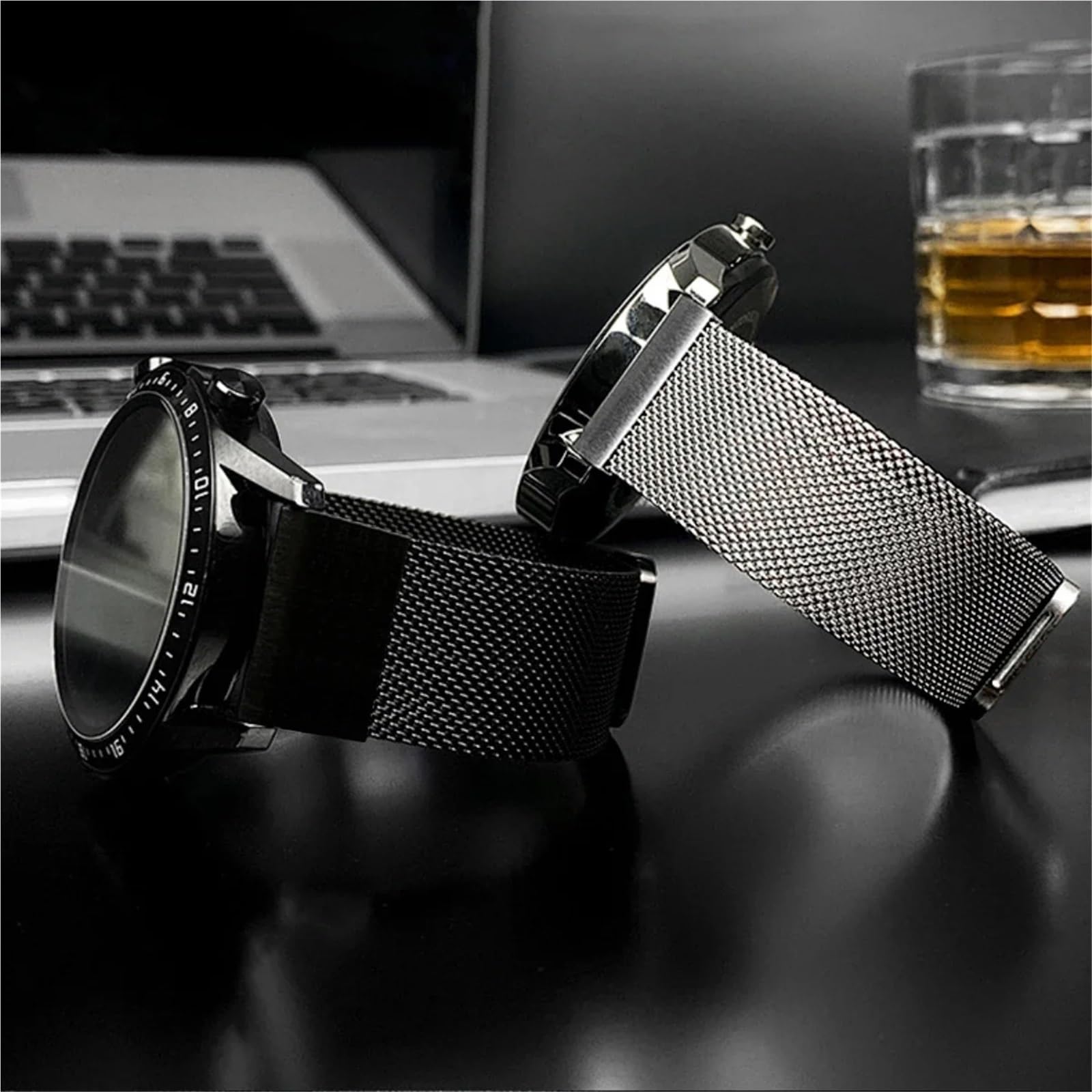1.0 Siatkowy pasek ze stali nierdzewnej do smartwatcha Garmin zapasowy pasek 20 mm 22 mm 26 mm metalowa opaska na nadgarstek bransoletka pasek akcesoria paski do zegarków