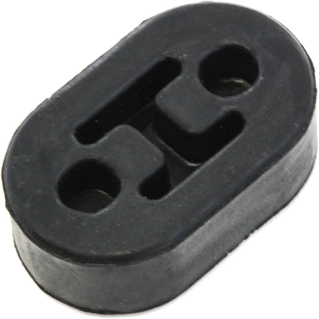 Red Hound Auto 2pc Exhaust Insulator Compatible with Ford Dodge Ram Honda Audi A4, Bronco, F150, Explorer, Accord & Many More - Check Listing for Full Application Details