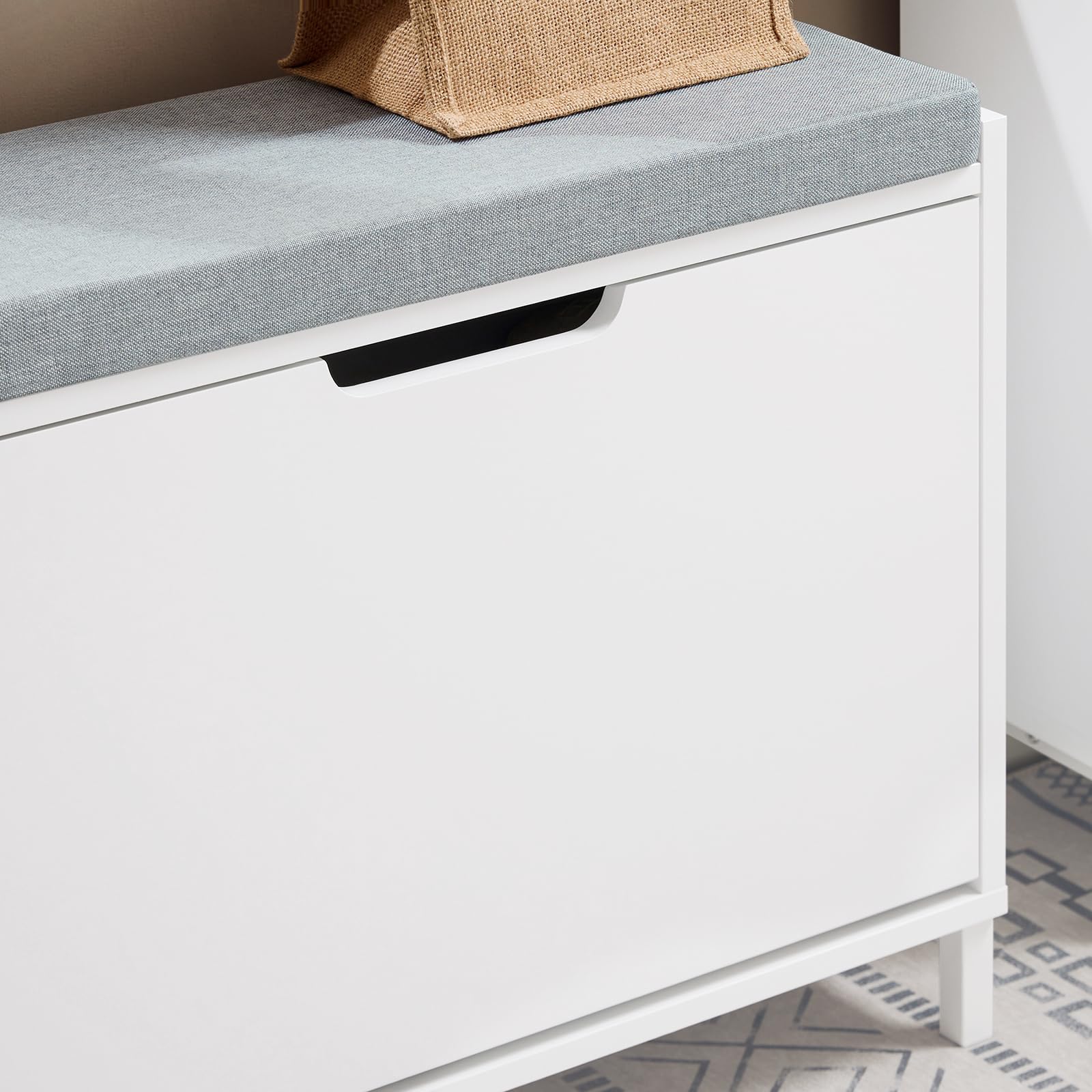 SoBuy Panca scarpiera con ribalta 60x24x52cm per ingresso