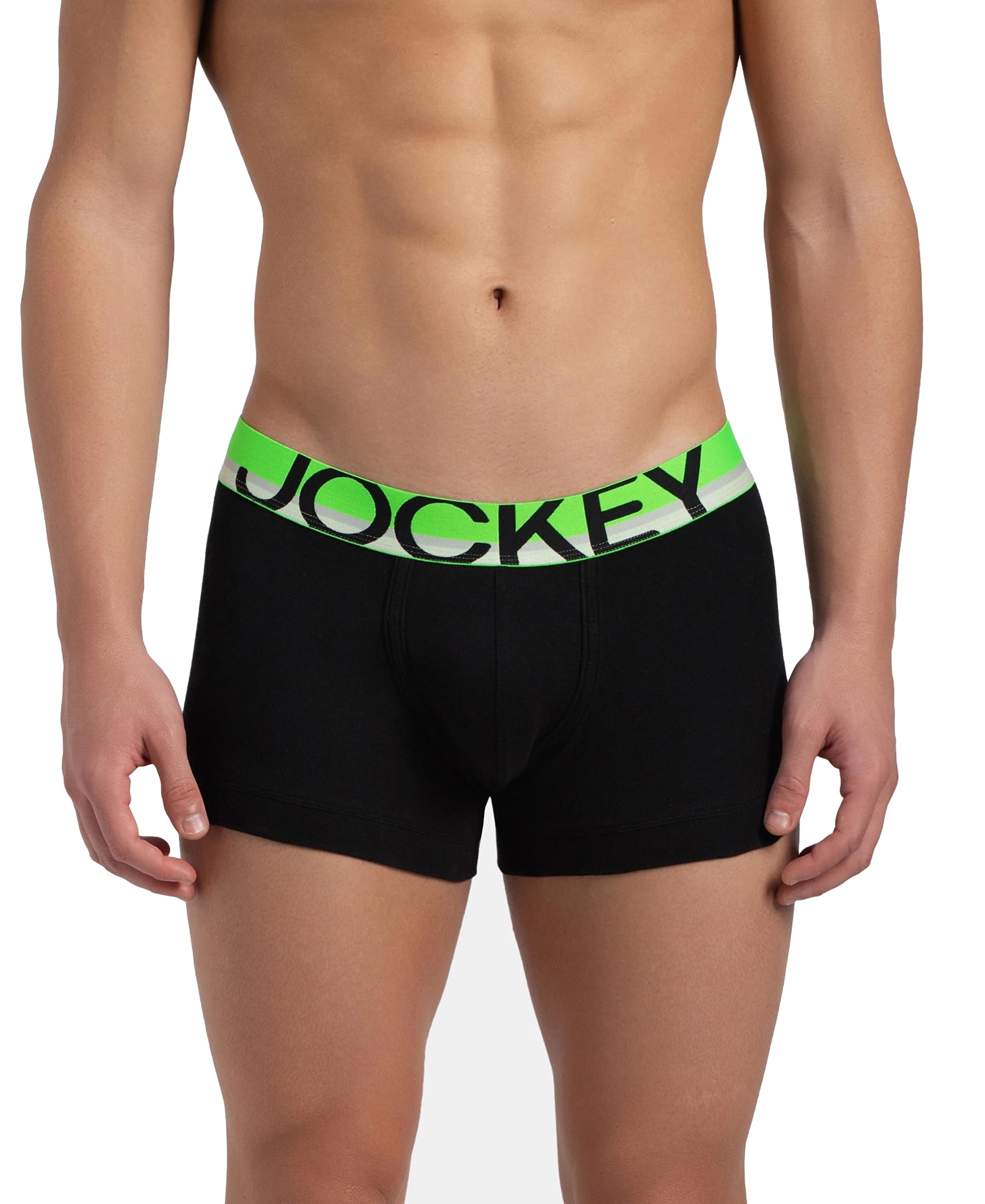 FP03 Men's Super Combed Cotton Rib Solid Trunk with Ultrasoft Waistband
