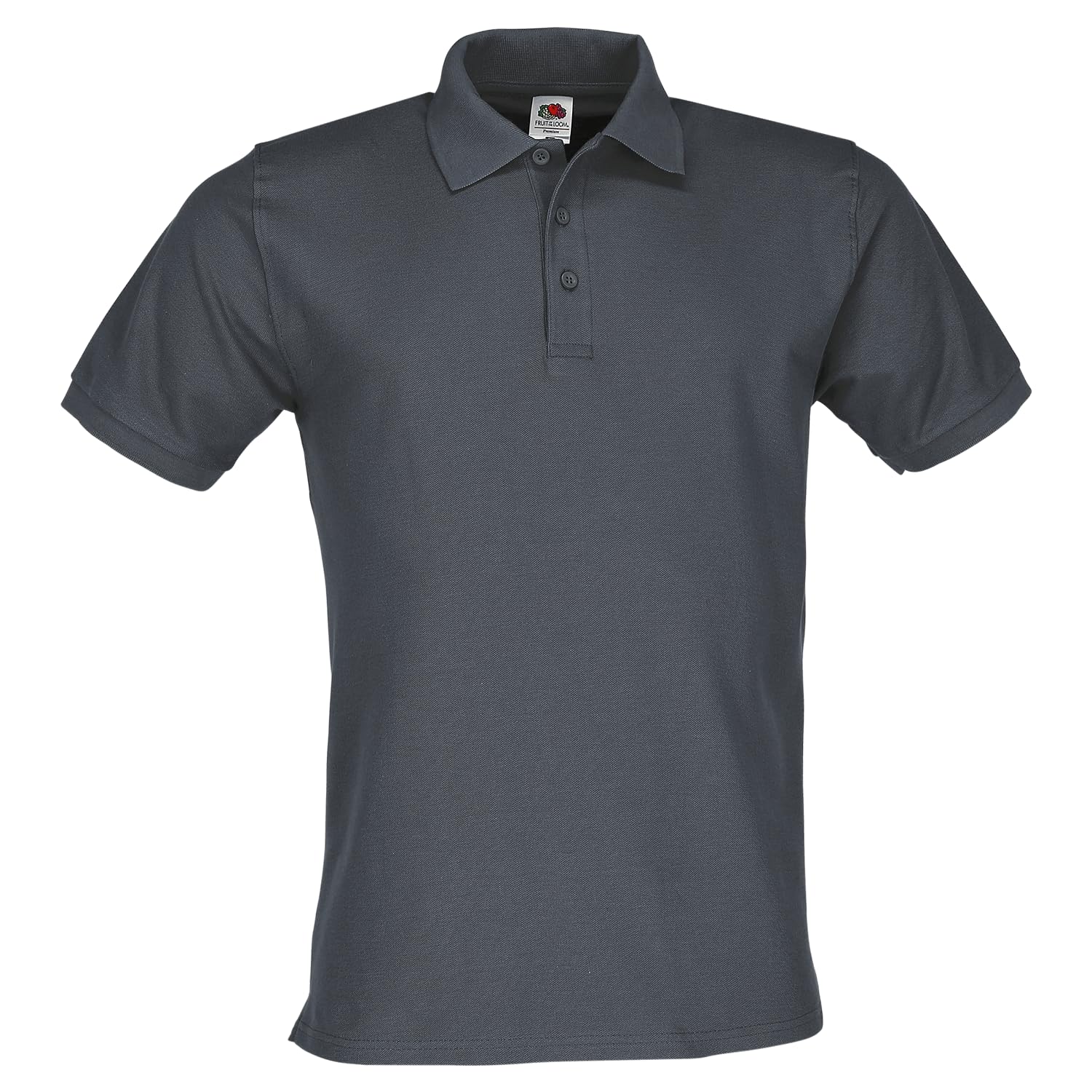 Fruit of the Loom Men's 65/35 Polo Shirt, graphitegray, XXL