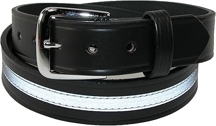 Ceinture homme en cuir suportlo noir de chez Haas - Fabriqué en France