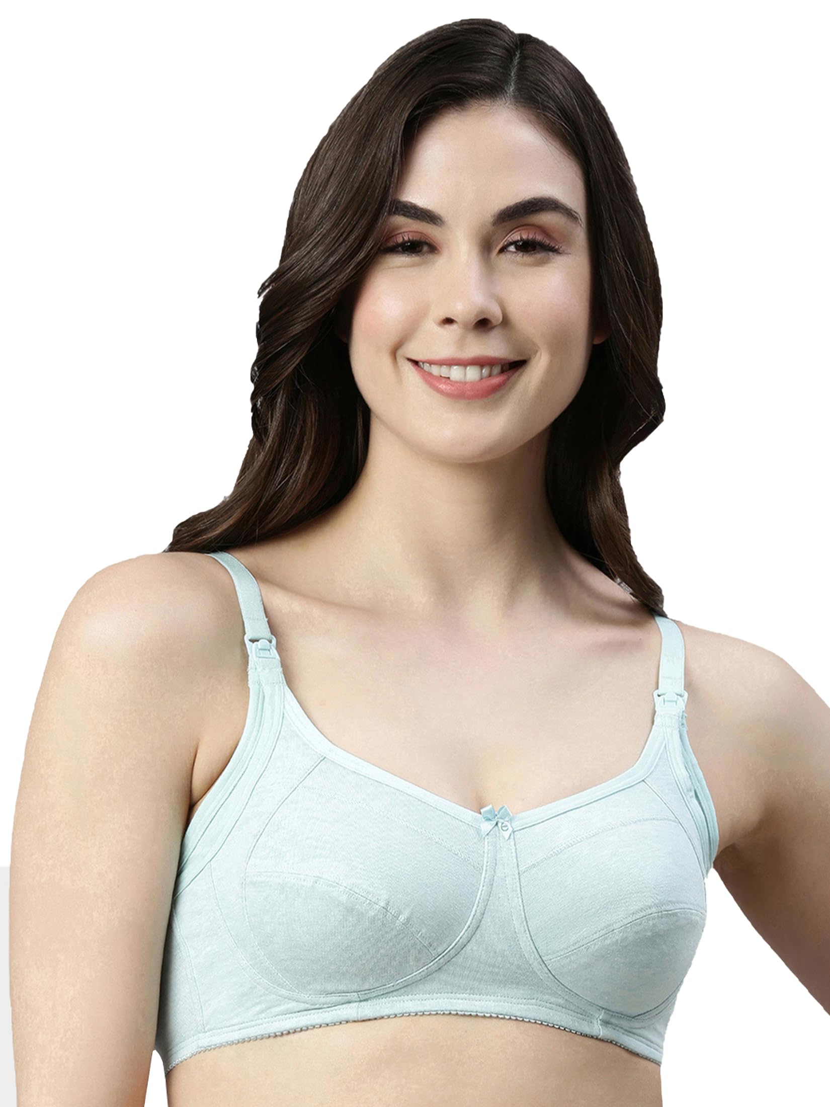 Enamor MT02 Sectioned Lift & Support Nursing Bra - Non-Padded, Wirefree & High Coverage-image-36