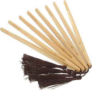4pcs Bamboo Tea Ceremony Cup Clip Tools for Loose Tea Handling