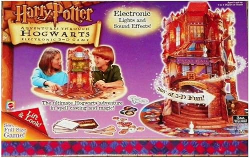 Harry Potter Aventuras a través de Hogwarts Electronic 3-D Game por Mattel