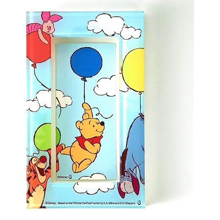 Amazon Co Jp ベルメゾン ディズニー スイッチカバー 工具不要 はめるだけ スイッチカバー プレート くまのプーさん ホーム キッチン