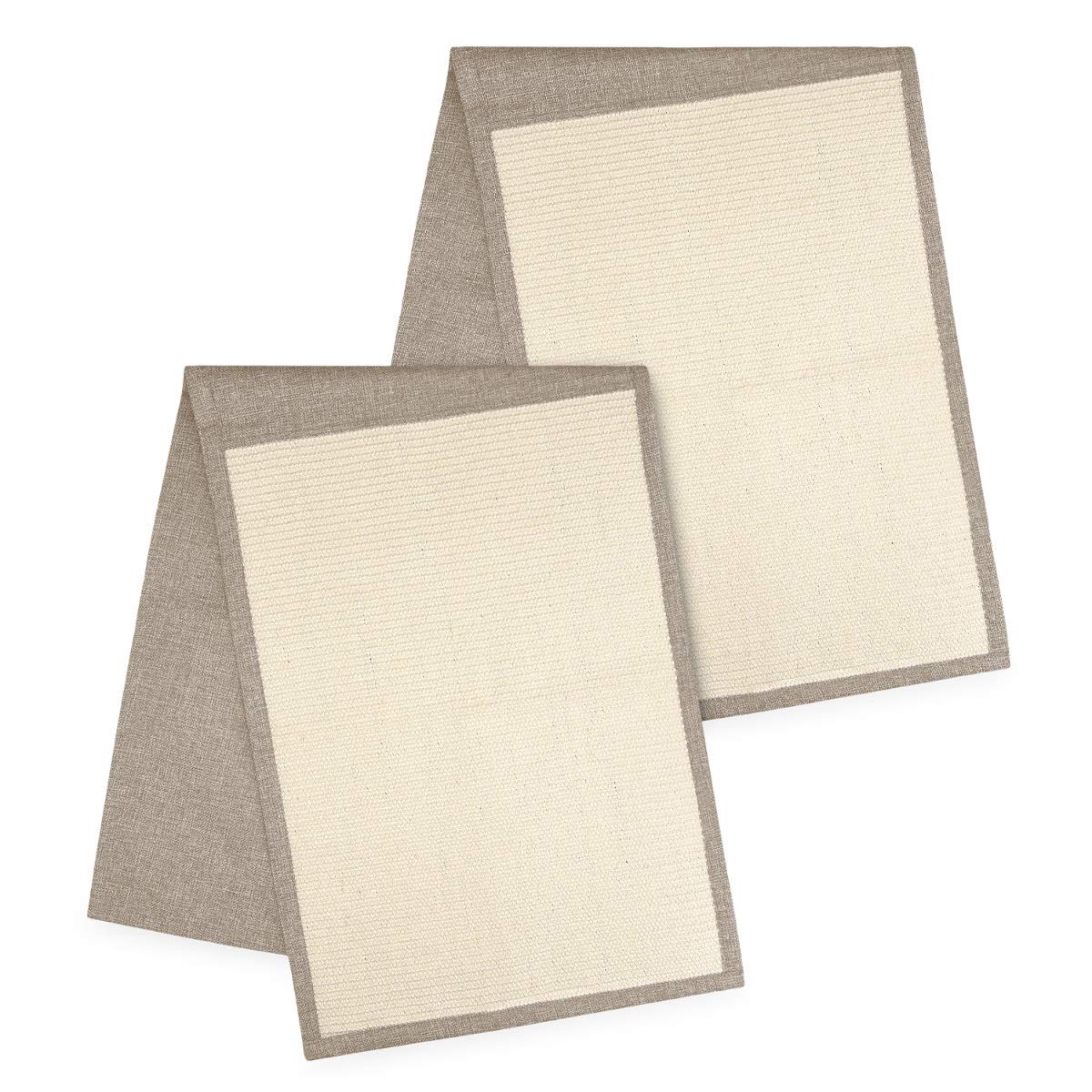 Navaris 2X Tappeto Tiragraffi per Gatti - Tappetino Tiragraffi per Gatti Grandi Cani - Tappeto Tira Graffi in Sisal 130x45cm Protezione Divano Mobili