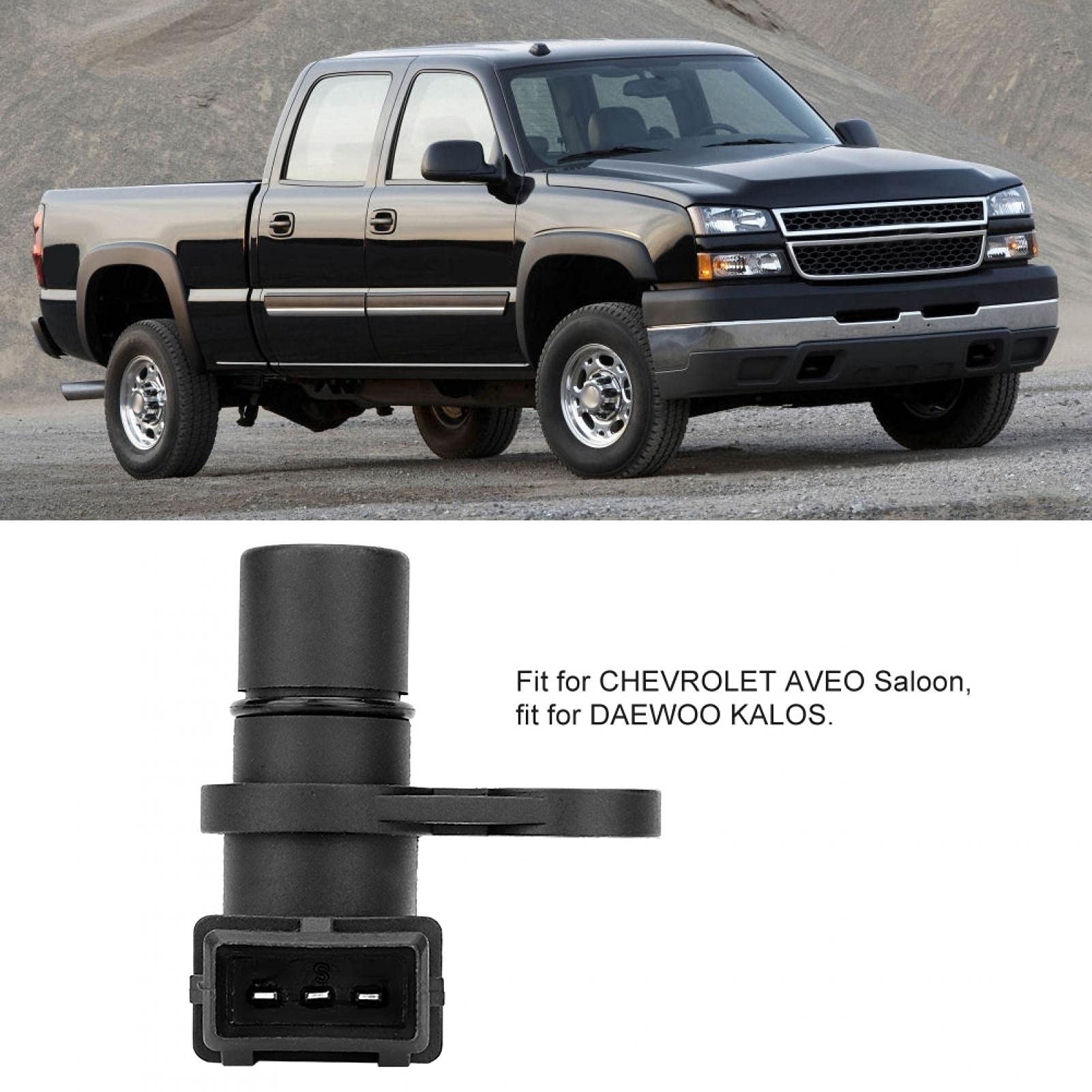 Fydun Sensor de Posición del árbol de Levas del Coche Pieza de Repuesto para Coche 96325867 para MATIZ (M200, M250) 0.8 03-2005-796 38 52 F8CV Ventana Trasera