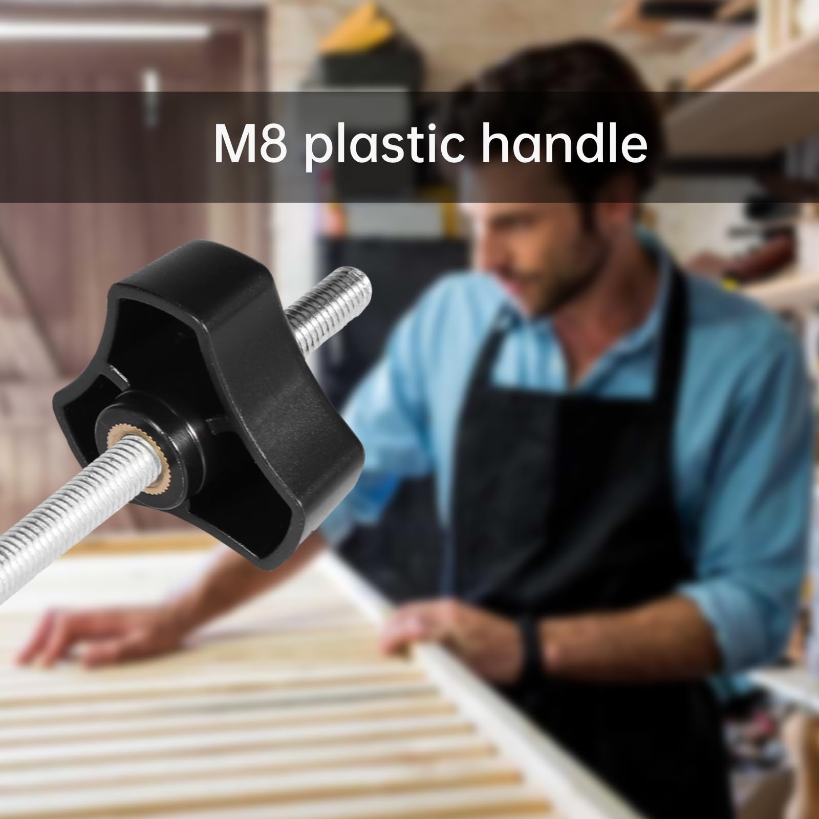 Manopola Serramento M8 Per Binario A T | Utensile Lavorazione Legno E Metalli - Foto 7