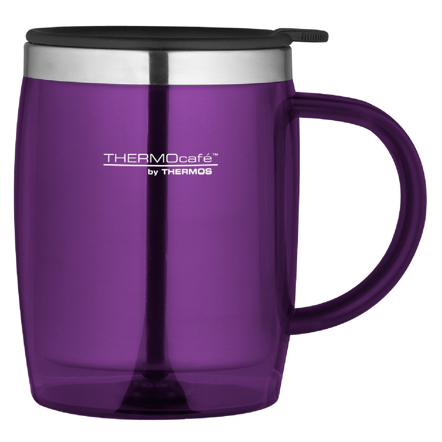 Thermos ThermoCafé Translucent Desk Mug, Purple, 450 ml