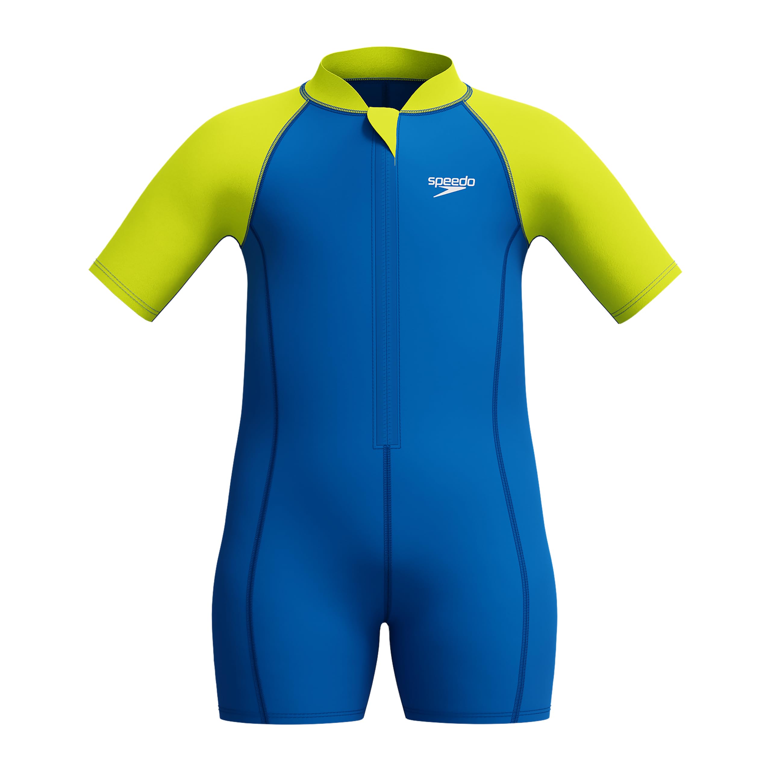 Speedo Boys Learn to Swim Essential Wetsuit Neoprene Suit | Swimming Lessons | Soft Touch | Neoprene, Turkish Sea, 6-9M