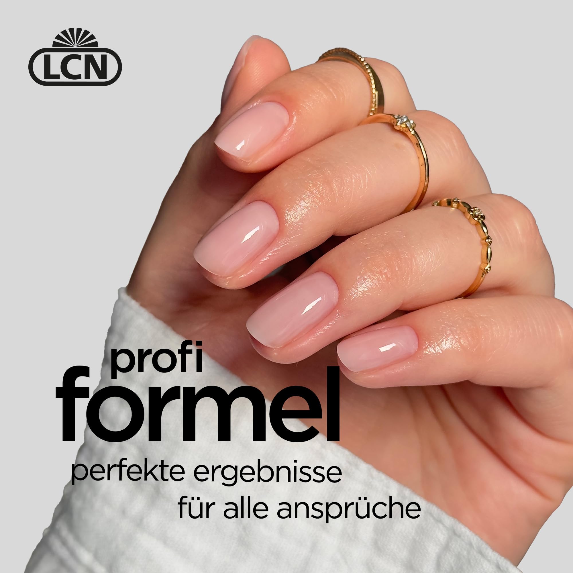 LCN Professional Starter Set - No File Gel Einsteiger Nagelmodellage-Set für Gelnägel - Komplettpaket für perfekte Nägel - Ohne LED-UV-Lampe - vegan, Säure- & HEMA-frei