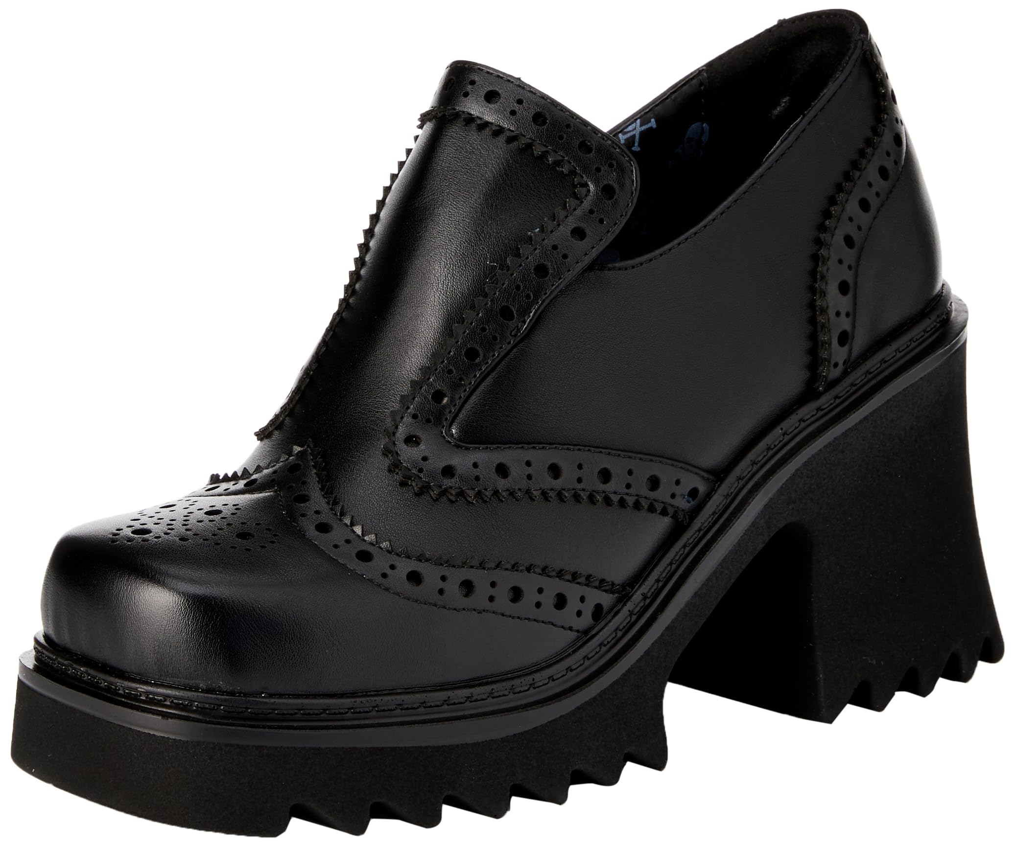 Lamoda Black Good Evening Chunky Platform Shoes Classic Comfortable Stylish - Uk5