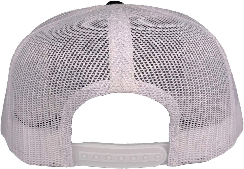 Whiskey Bent HAT CO. - The Dillo - 5 Panel Adjustable Snapback Hat, Mesh Back, Embroidered Patch, Western Style Baseball Cap for Men (US, Alpha, One Size, Charcoal Black) - Image 2