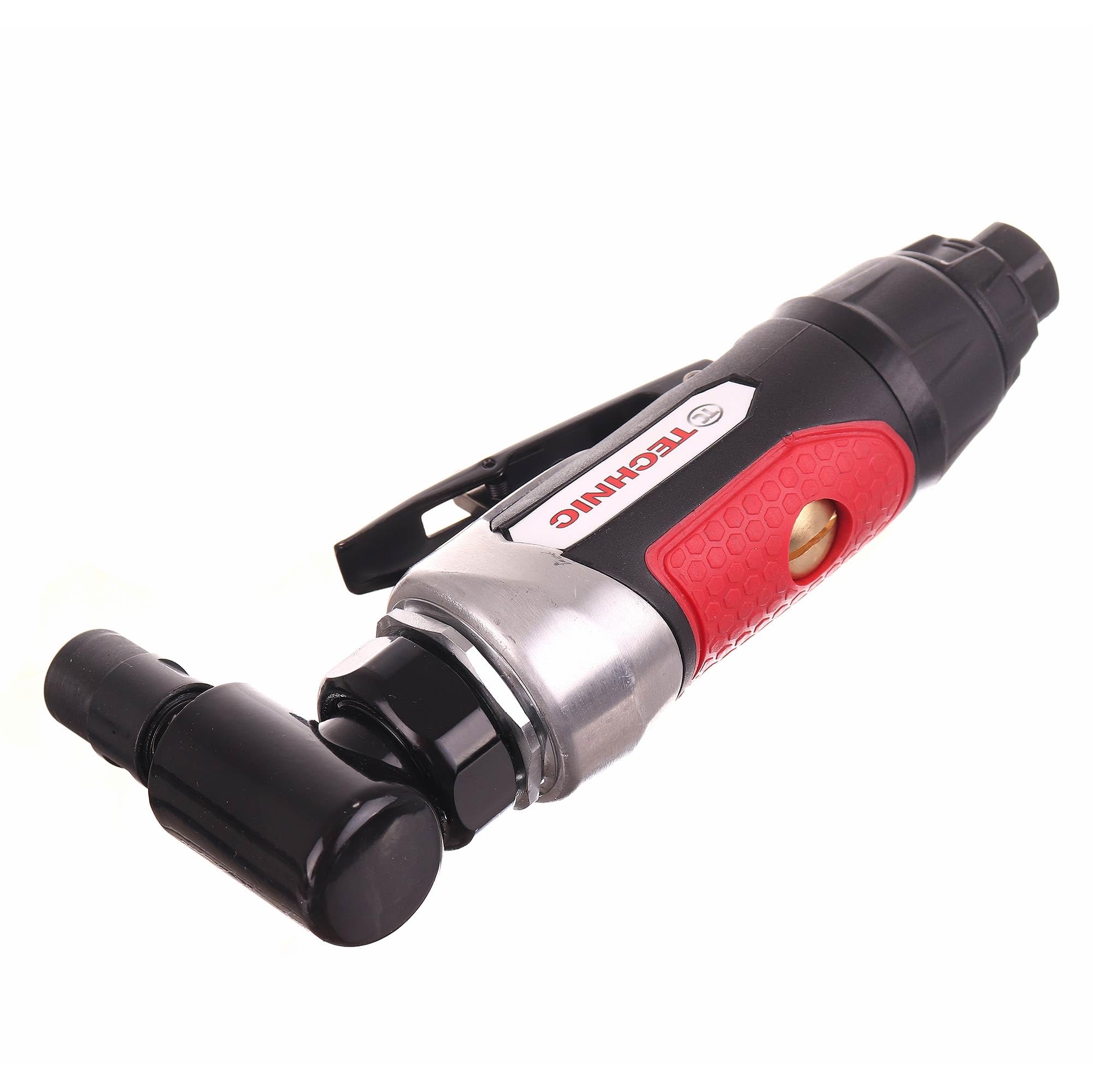 TC TECHNIC - Druckluft Stabschleifer, Luftschleifer Geradschleifer Set mit Accessoires - Satz Schleifsteine in vielen Formen - 6mm und 3mm, Druckluft Schleifgerät - 20.000 Umdrehungen pro Minute