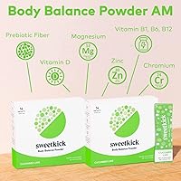 Vista 2 de Sweetkick Supresor del antojo de azúcar, multivitamínico en polvo, suplemento para detener los antojos de azúcar, polvo prebiótico, bebida