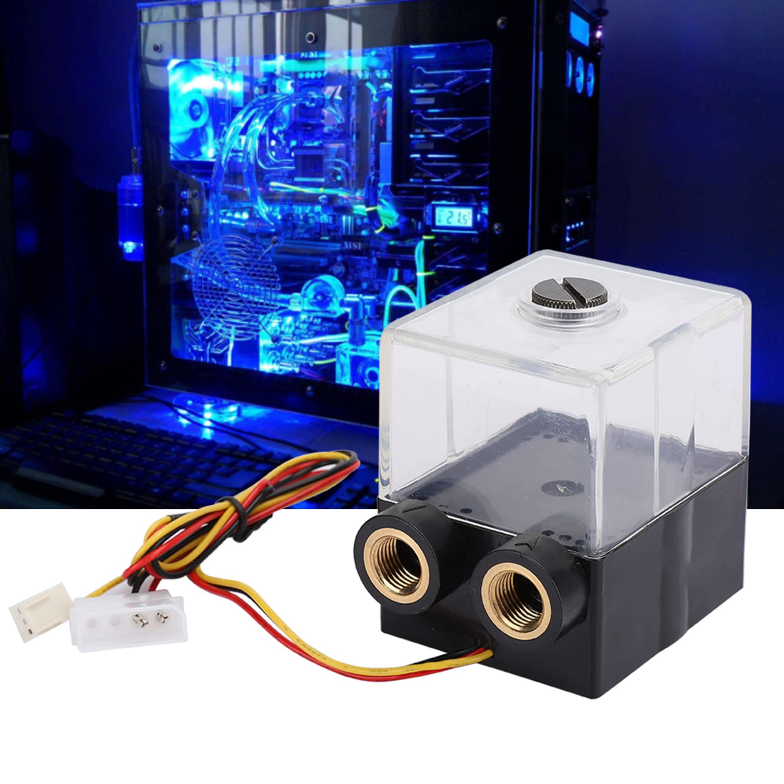 Amazon.co.jp: ウォーターポンプ、SC-600T12Aコンピューター用水冷循環
