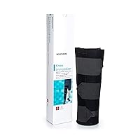 Vista 1 de McKesson Inmovilizador de rodilla para mujeres y hombres, alisador de piernas ajustable, talla única, 14 pulgadas, 1 unidad