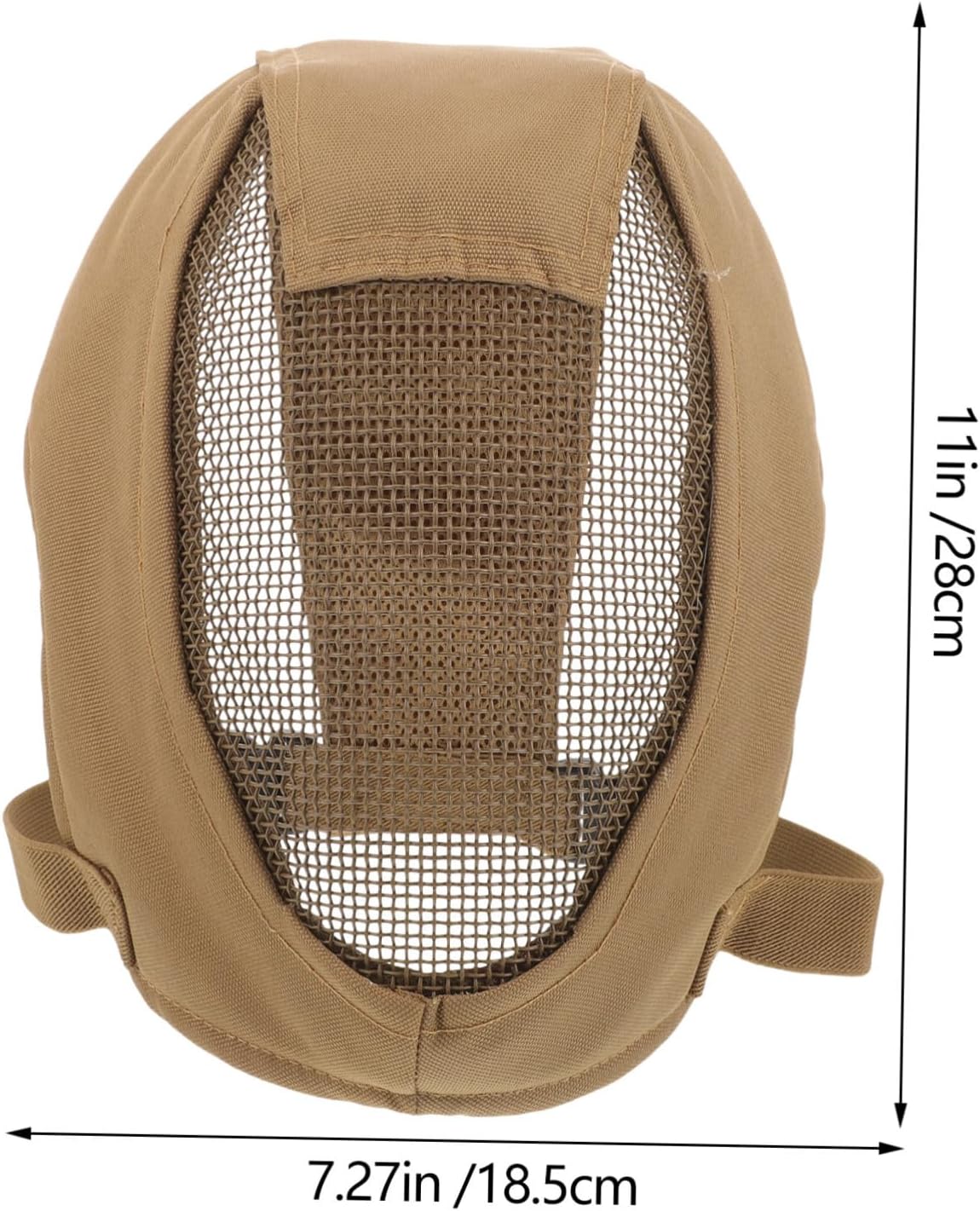 Human Game Field Mask Mesh Face Guard for Outdoor Fencing Activities Durable Protective Mask for Sports Training and Cold Weather Use