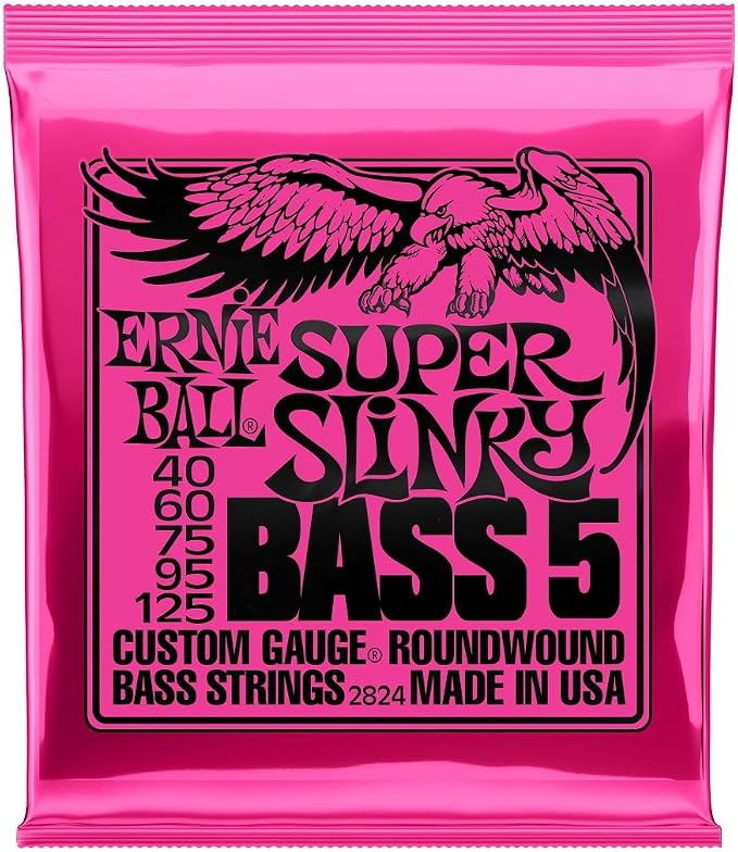 Ernie Ball Super Slinky Nickel Wound 5-String 40-125 Gauge