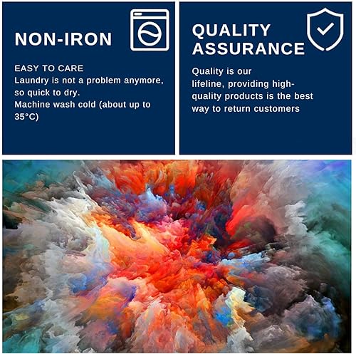 Miniatura 7 de NIYAKA Sábanas de rayas tamaño California King, juego de sábanas abstractas para decoración del dormitorio, sábanas y fundas de almohada en blanco y