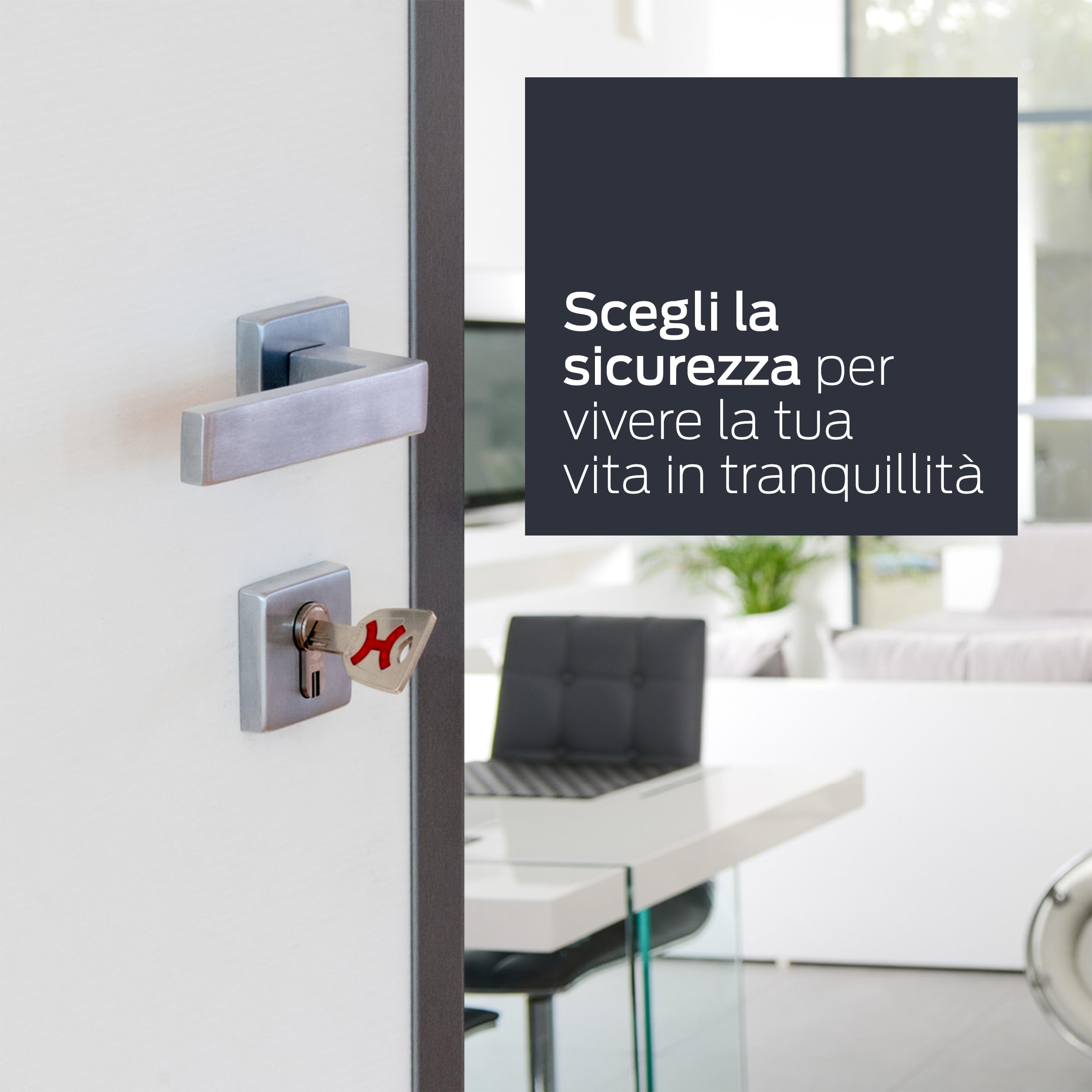 CISA - Cilindro Europeo AP4 S 10P3S70701200C5 per Serratura Porta Blindata - Cilindro Europeo 30/30 con 5 Chiavi A Duplica Protetta - Anti Bumping Anti Strappo - Predisposizione al Pomolo