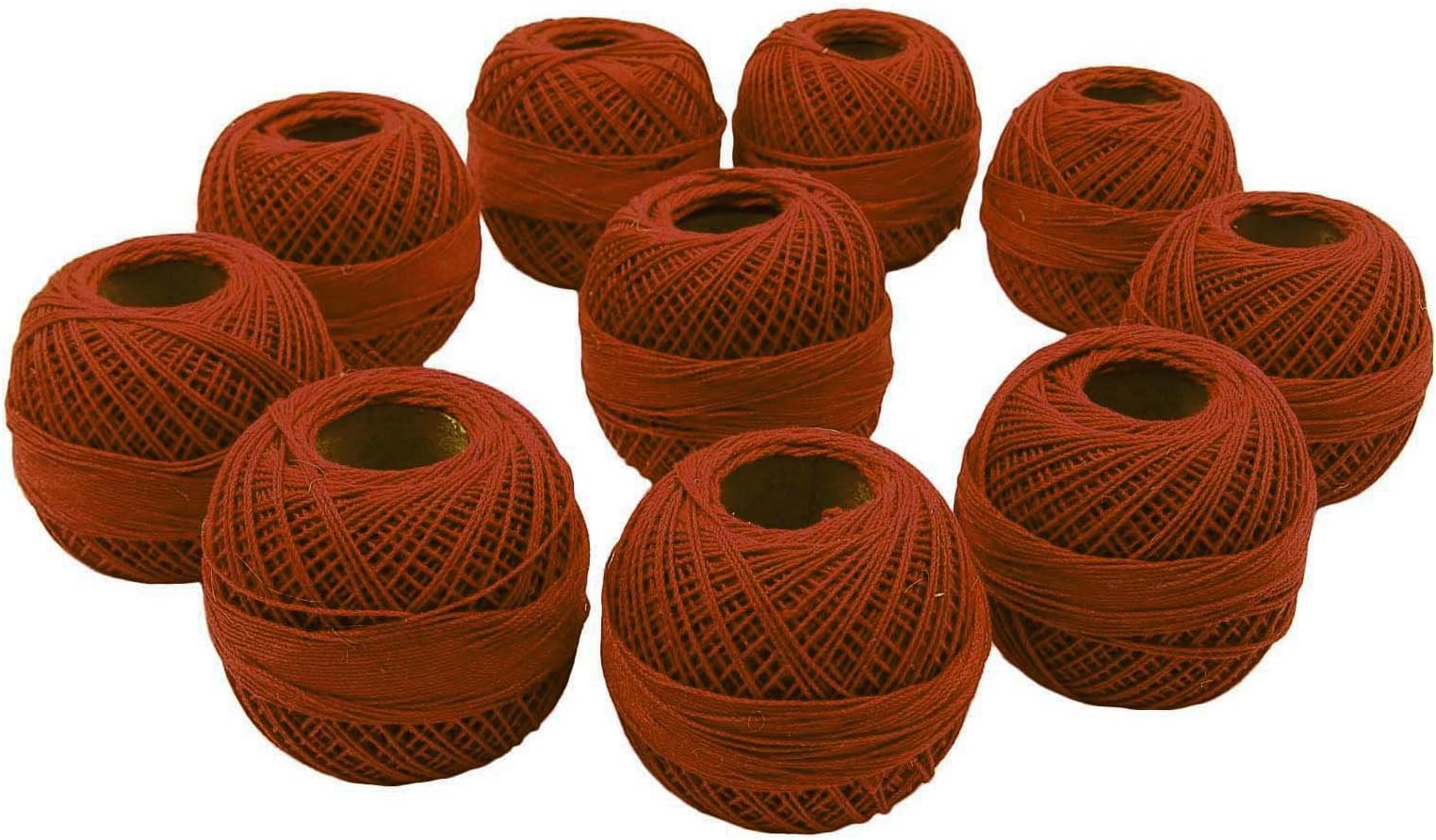 Cotton Set Of 10 Pcs Anchor Crochet Yarn Thread Ball Knitting Embroidery Tatting