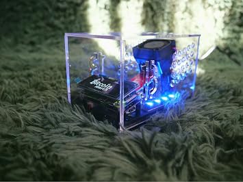 Bitcoin Merch Mars Lander Solo Bitcoin Miner مع Compac F- حتى 300 جيجا هرتز/ثانية
