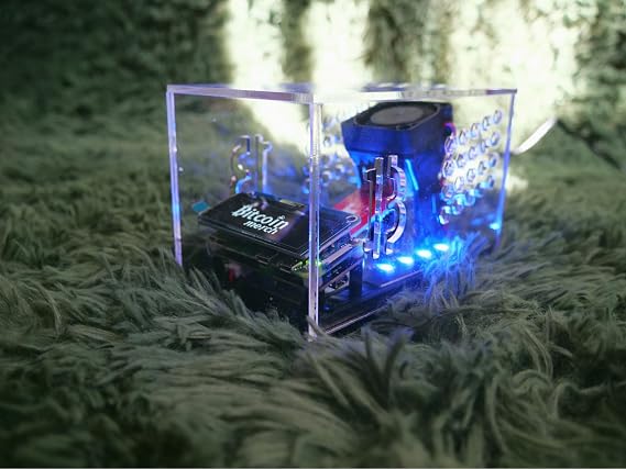 Bitcoin Merch Mars Lander Solo Bitcoin Miner مع Compac F- حتى 300 جيجا هرتز/ثانية