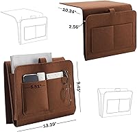 Vista 3 de YOUDENOVA Organizador de mesita de noche, organizador de noche para dormitorio, litera, marrón