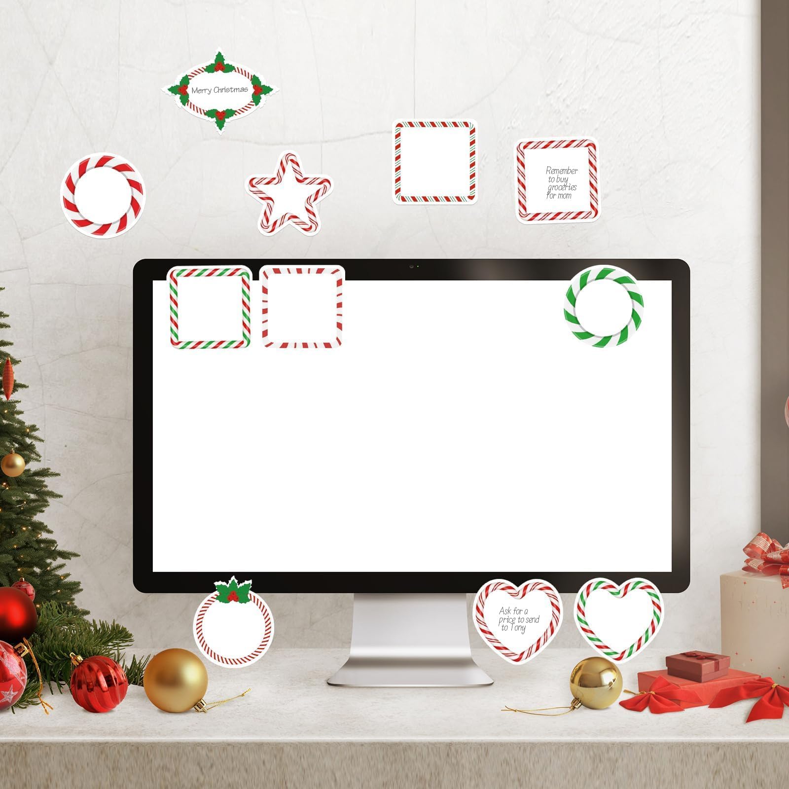 Snapklik.com : 48 Pcs Christmas Candy Sticky Note Self-Adhesive ...