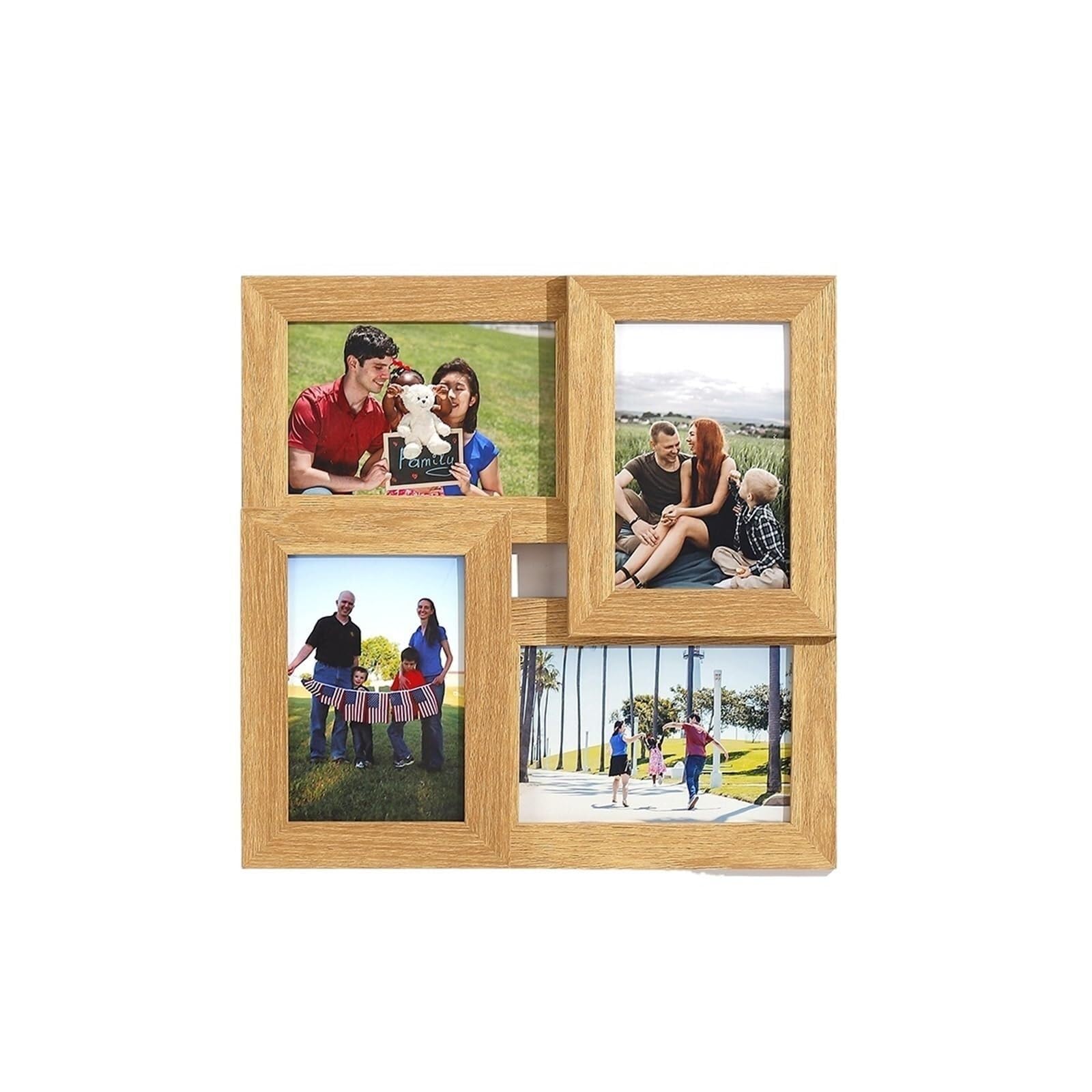 Photo Frames Picture Frames Multiple Frame Set Family Collage Wall Decor For Couples Friend(Wood color)