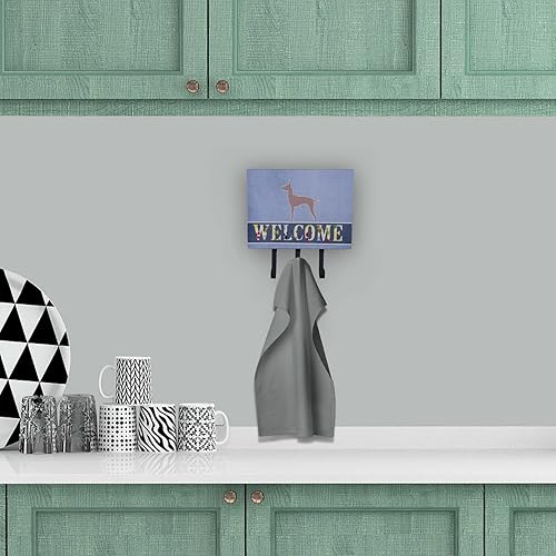 Miniatura 4 de Carolines Treasures Dogo Argentino Correa de bienvenida o llavero Triple multicolor