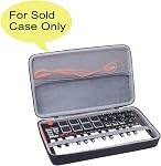 co2crea Hard Travel Case for Akai Professional MPK Mini MKII | 25-Key Ultra-Portable USB MIDI Drum Pad Keyboard Controller (Travel Case)