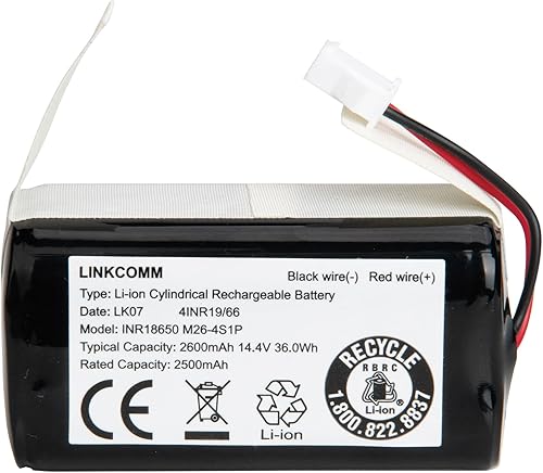 Miniatura 2 de LINKCOMM Batería de repuesto para robot aspiradora Eufy RoboVac 11S, 11S Max, 15C, 25C, 30C, 35C, G10 Hybrid, G20, G30, G32 Pro, G40, G40+, modelo
