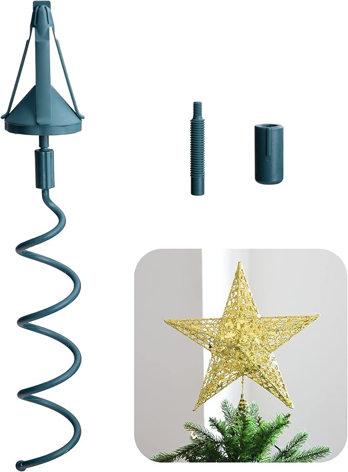 Christmas Tree Topper Holder,Universal Twist On Tree Topper