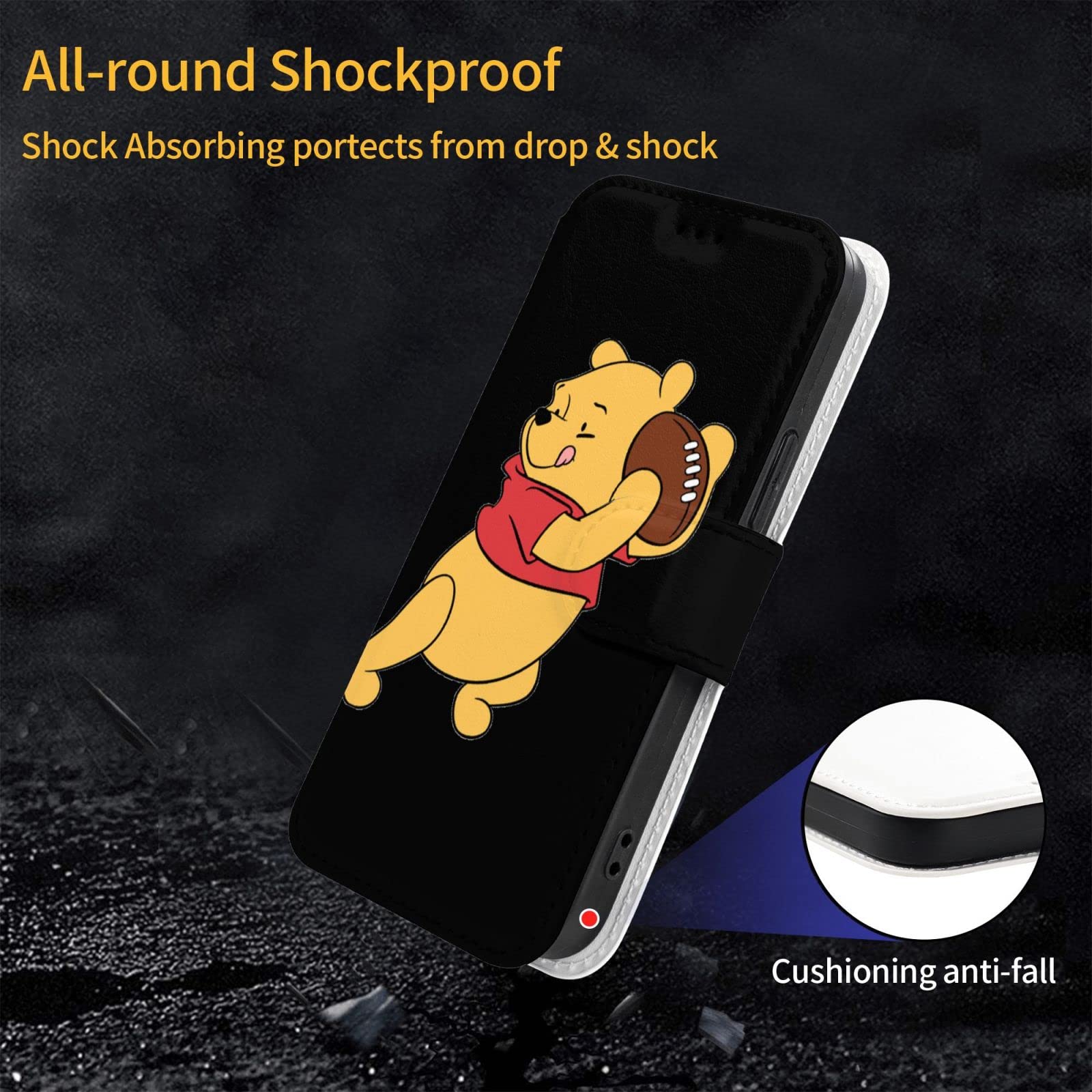 iPhone12Pro/iPhone 12ケースウォレットカバーくまのマグネット Amazon.co.jp: くまのプーさん(2) 手帳型 ケース iphone12 Pro
