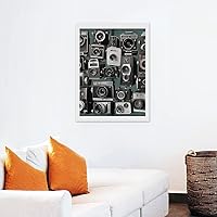 Vista 6 de DWVSFJM Retro Cool Camera Collection - Kits de pintura de diamantes de 12 x 16 pulgadas, kits de pintura de diamantes para principiantes, pinturas