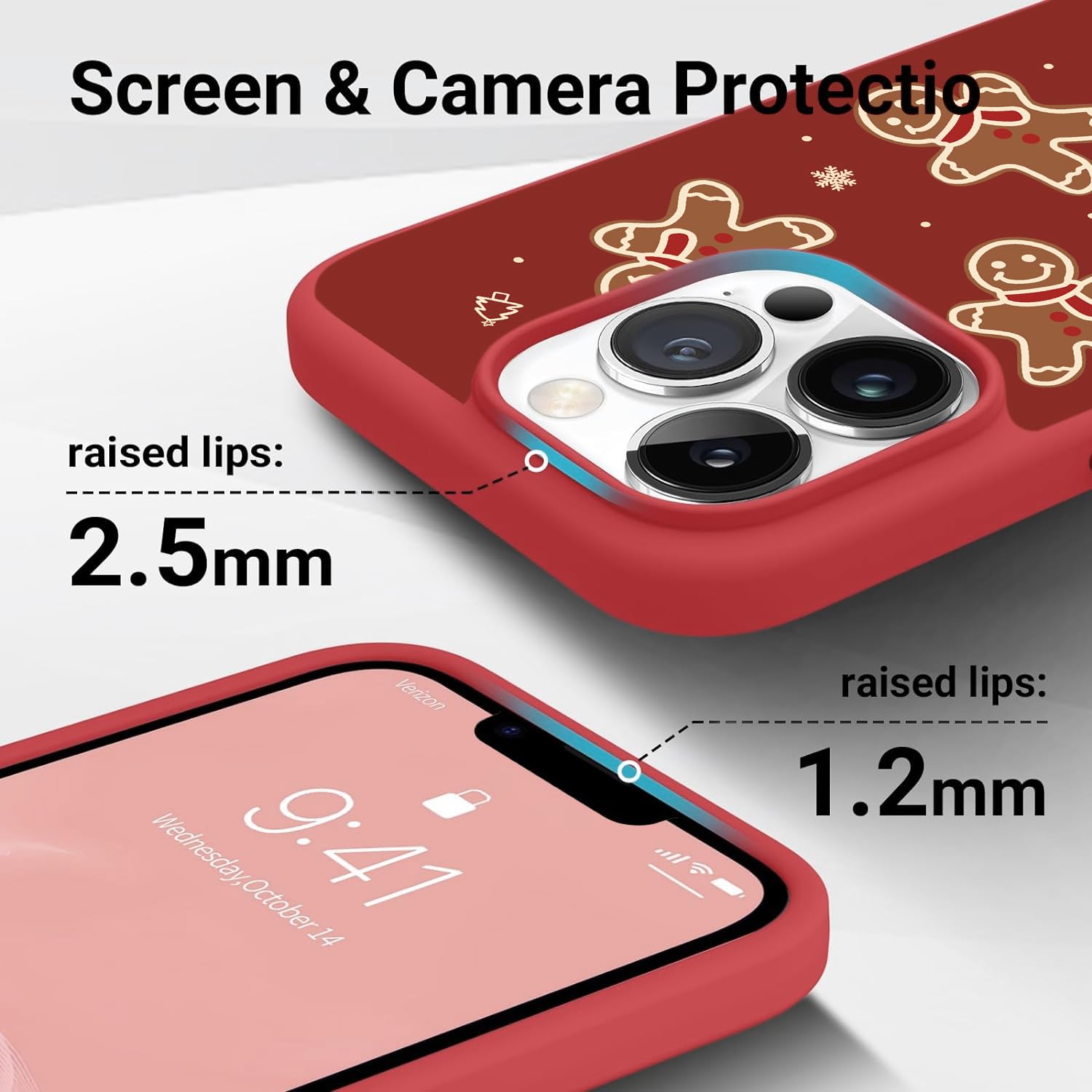 Funda Transparente Para IPhone 13 Pro Max Con Diseño En Reli | Envío Gratis