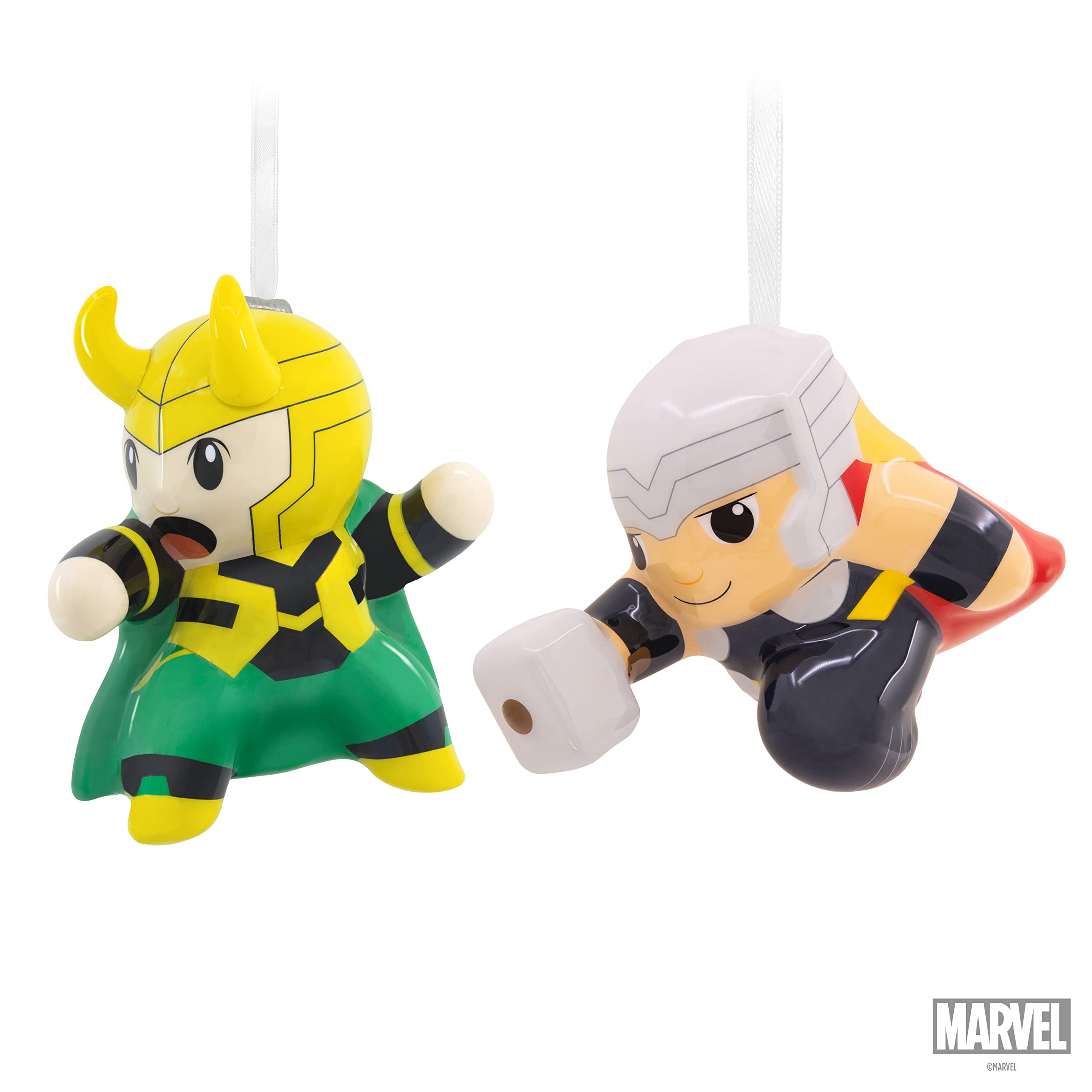 Amazon.com: Hallmark Marvel Thor and Loki Decoupage Christmas