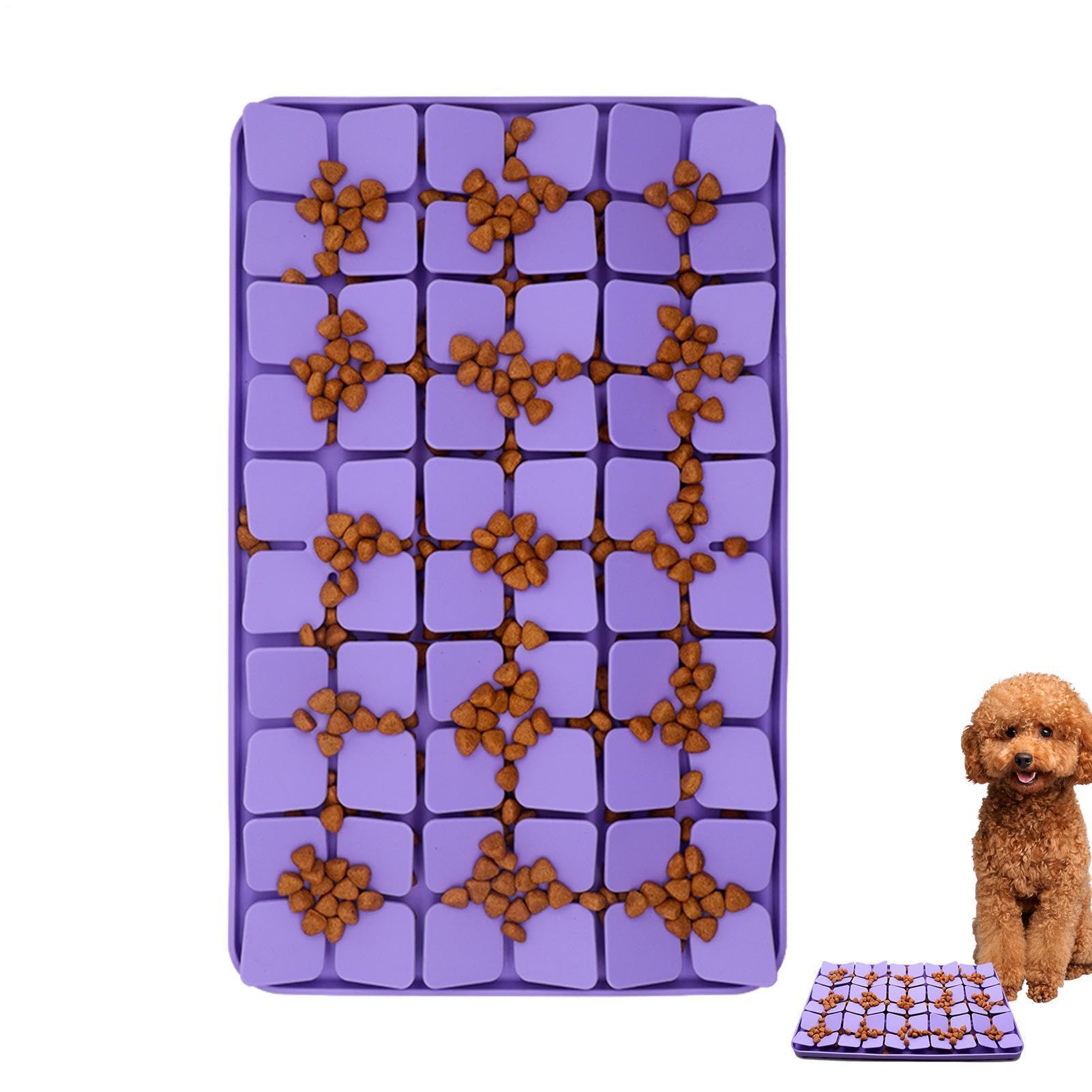 Hunde-Rick-Matte, starke Saugkraft, langsame Futtermatte, -Futtermatte für Haustierduschen, zuschneidbarer Lecken und beruhigender Butterspender
