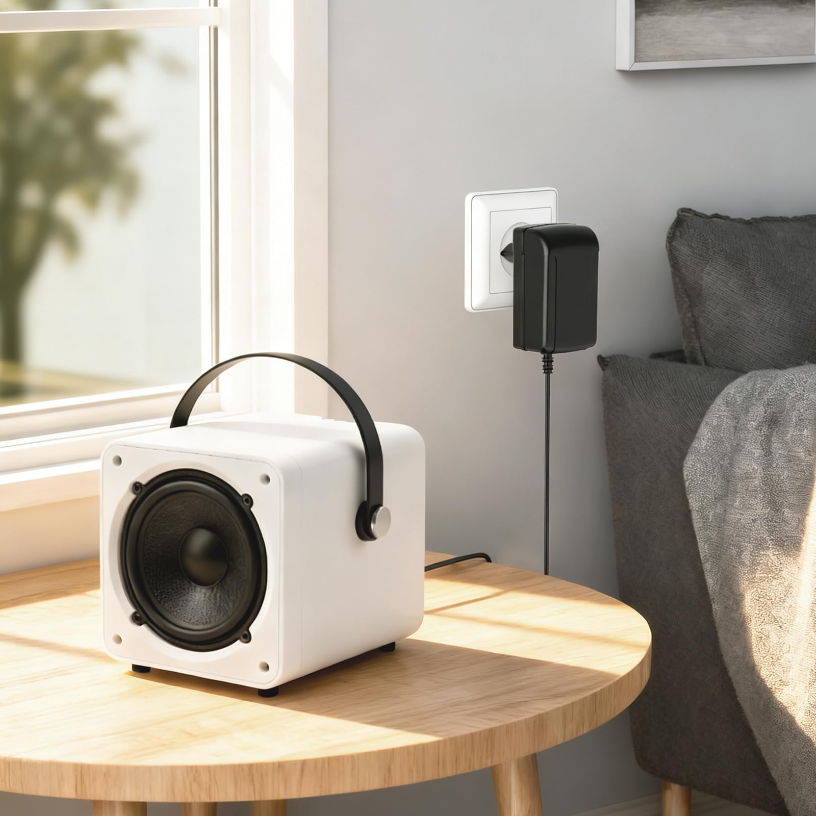 Adapter zasilacza 12 V 1 A do taśm LED, kamer telewizyjnych, monitorów, routerów, TV Box – wtyczka 5,5 mm x 2,1 mm, wysoka wydajność energetyczna, kompatybilny z różnymi urządzeniami