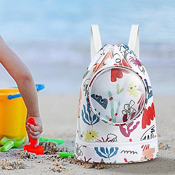 Zwemtas voor kinderen, natte en droge scheiding, cartoon, zwemmen, strandtas, schoenenvak, verstelbare schouderbanden, zwembadrugzak voor jongens en meisjes, Konijn, Refer to Zwemtas voor kinderen, natte en droge scheiding, cartoon, zwemmen, strandtas, schoenenvak, verstelbare schouderbanden, zwembadrugzak voor jongens en meisjes, Konijn, Refer to
