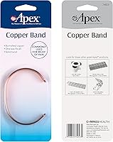 Vista 8 de Apex Copper Bracelet, Solid Band