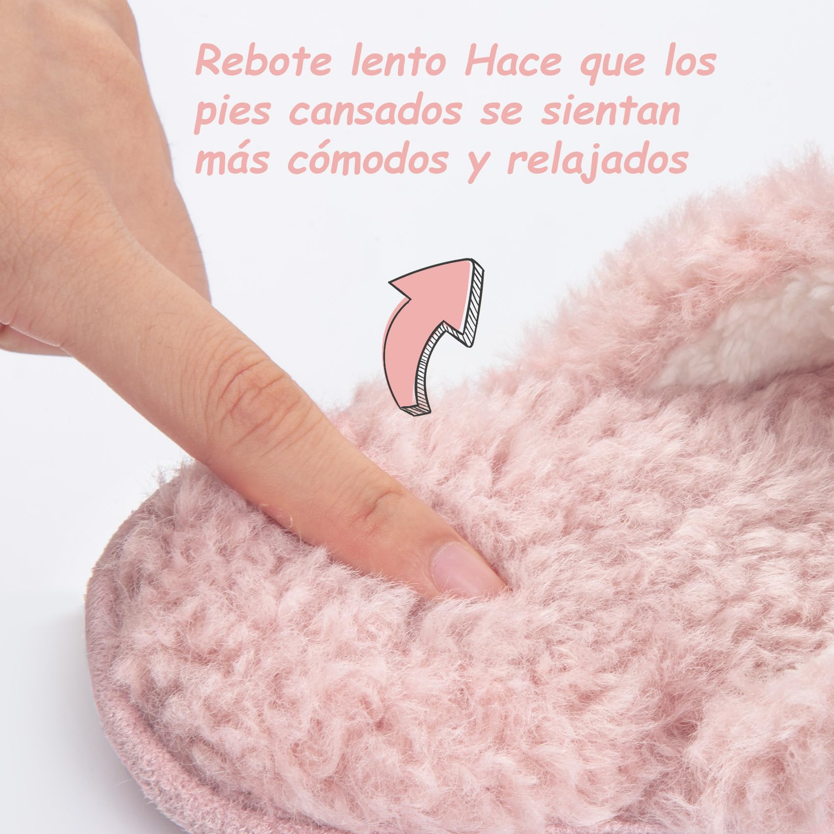 Wostock Ciabatte Donna Invernali Pantofole Donna Invernali Memory Foam Antiscivolo Comode per Ragazze per Interni ed Esterni