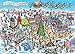Cobble Hill 1000 Piece Puzzle - DoodleTown: 12 Days of Christmas - Sample Poster Included