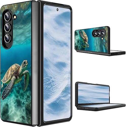 Miniatura 8 de Funda protectora para Samsung Galaxy Z Fold 5 2023 Slim Light Hard PC Shook Proof Funda protectora para Samsung Galaxy Z Fold 5 7.6 pulgadas - Flor